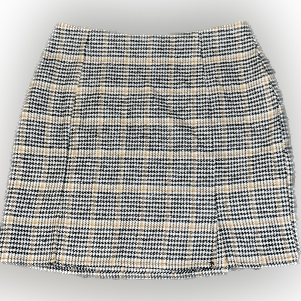 Shein houndstooth skirt
